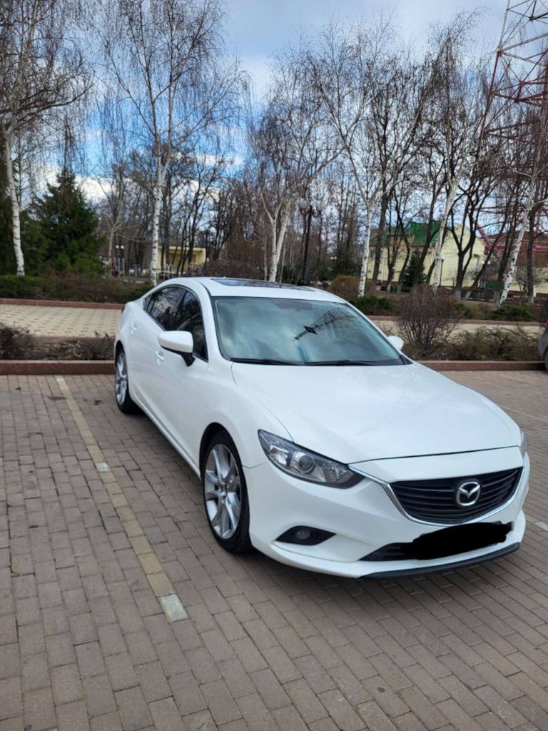 Mazda 6, 2016 г. объём 2.5, 192 л. с., акпп, комплектация grand touring, цвет белый перламутр, пробег 106 тыс. км, сборка япония, своевременное то, имеются все записи об обслуживании, вложений не требует, местный учёт, переоформление в мрэо, цена 1 790 000 рублей. торг. тел. +7 949 428 49 09 - фотография - 10