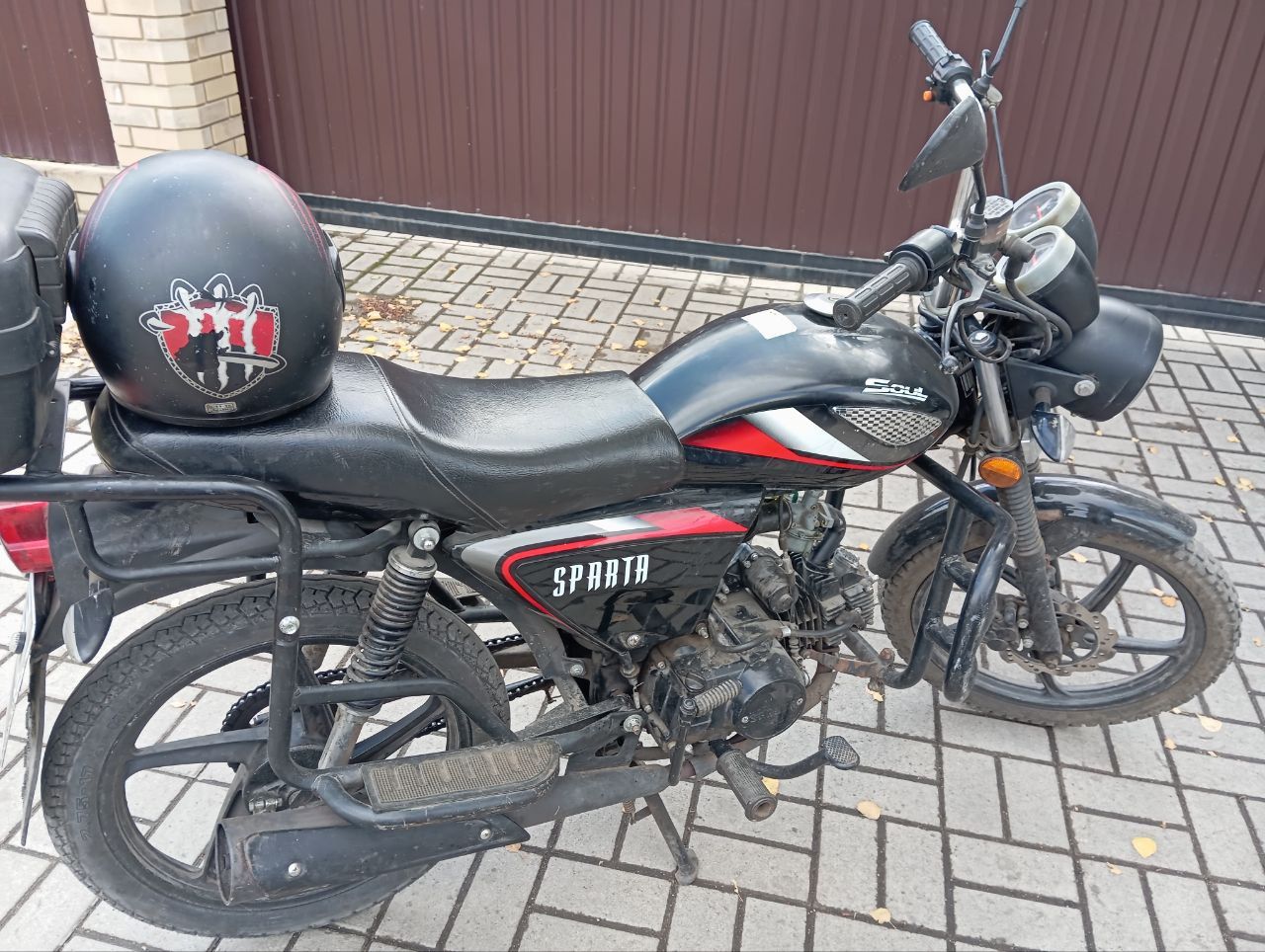 Продам мотоцикл sparta 125 в хорошем состоянии пробег - 7500км двигатель 125 кубиков год выпуска 201... - фотография