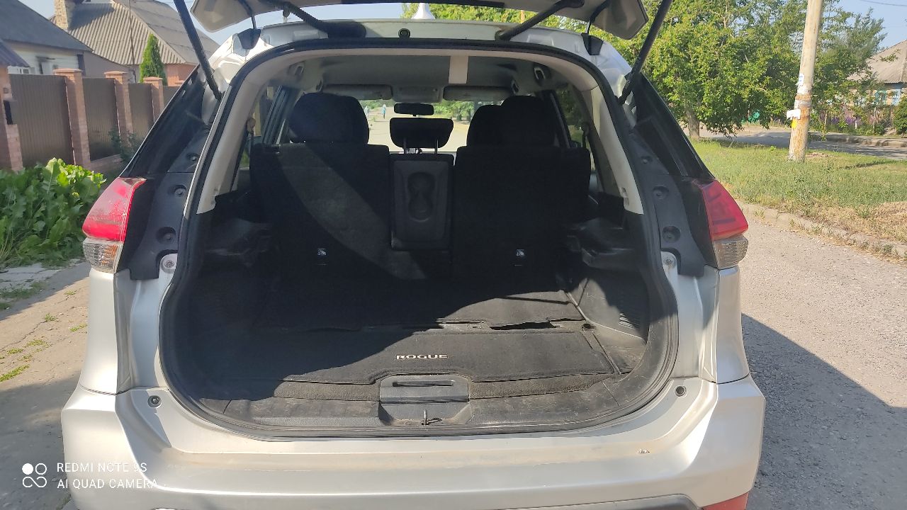 Nissan rouge, г. в.2017, американец, полный привод, серебристый, двс 2,5 л. 180 л. с. бензиновый на сжиженном углеводороде, газовая установка евро 5, коробка вариатор, все агрегаты в отличном состоянии, салон текстиль, темный, резина новая r 17 kumho, цена !900000 руб. , торг, - фотография - 13