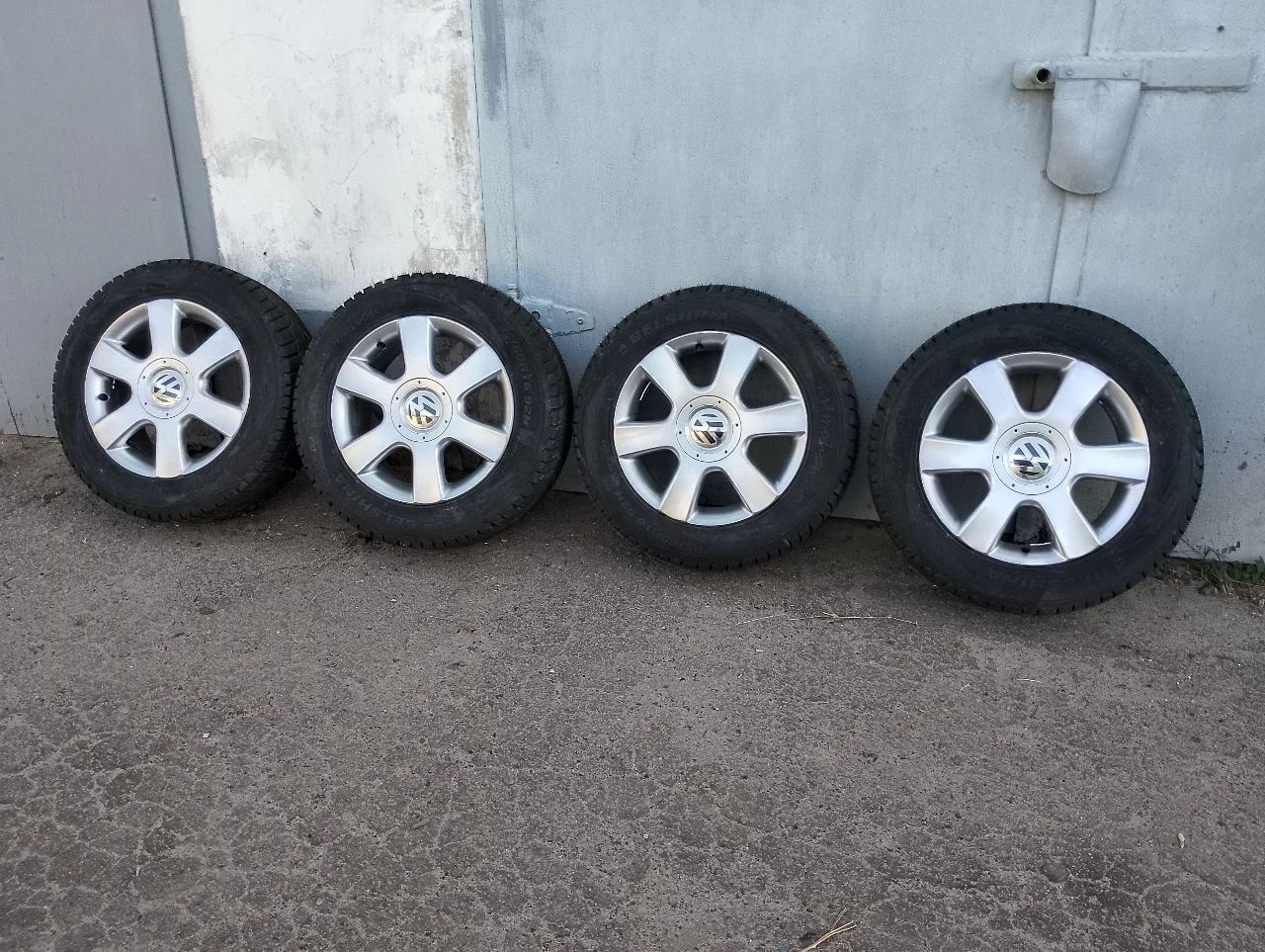 Продам оригинальные легкосплавные диски в хорошем состоянии ww 6.5j+ r16 rdc 5+112 dia 57,1 et50 с н... - фотография