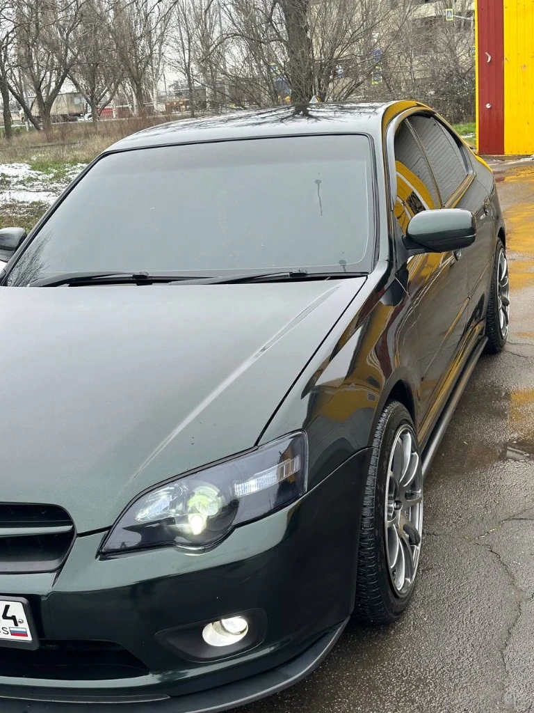 Продам 🚘subaru legacy 📆2004 ⛽️2.0l 🛣270000км 🛞4wd ⚙мкпп 💷1.050.000 руб автомобилем владею с 2021 года, много чего было сделано по внешнему виду, в салоне, делал для себя. в прошлом году ставил новый мотор, все чеки имеются. резкая пуля, дорогу хорошо держит, взгляды собирает, цвет перелевающий с зеленого в черный. правый руль. обмен не предлагать. остальное лс telegram- @orlaid0 🗺мариуполь 📲+7 9537779133 - фотография - 2