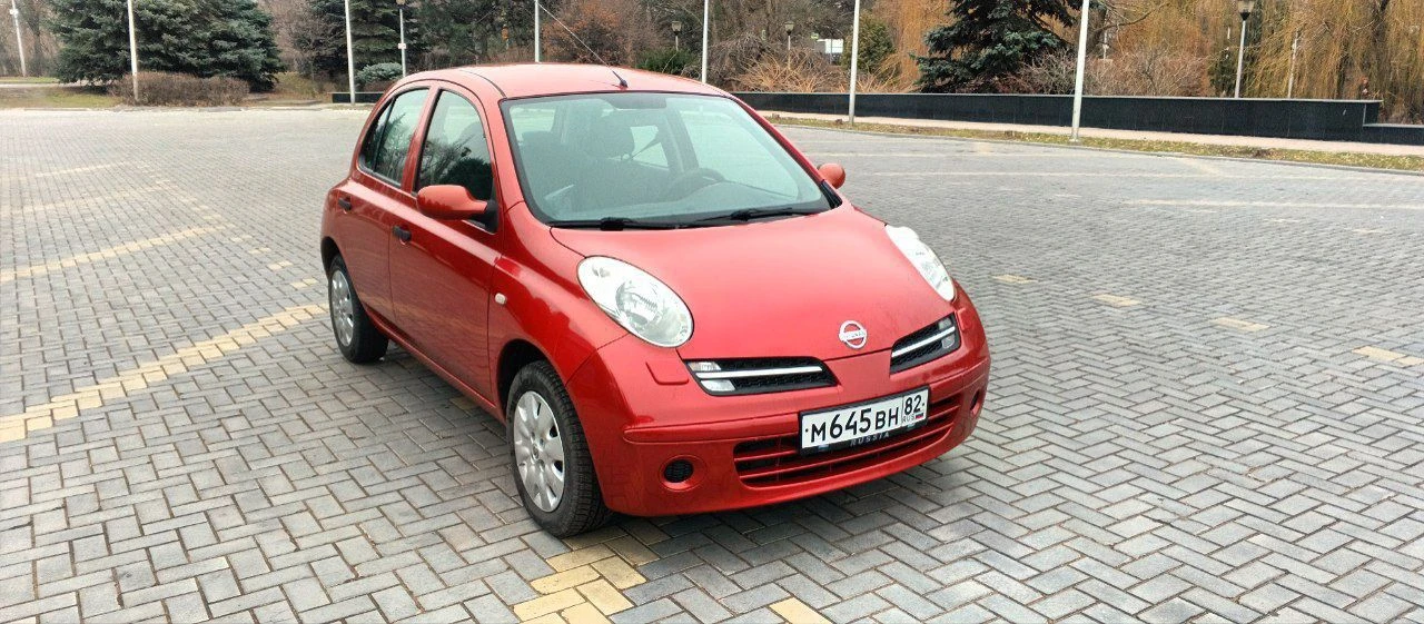 Ниссан микра 2005г. 137000 пробег, 1.2 на 88 л. с., мкпп по технике всё в отличном состоянии вся в р... - фотография