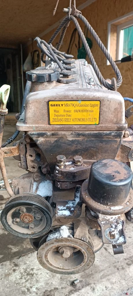 Продам двигатель mr479qa джилли ск мк geely ck otaka mk 1.5i, снят аккуратно с не битого авто, все резьбы целые, номер читается хорошо, есть видео работы двс, территориально макеевка +79498186393 есть и другие запчасти - фотография - 2