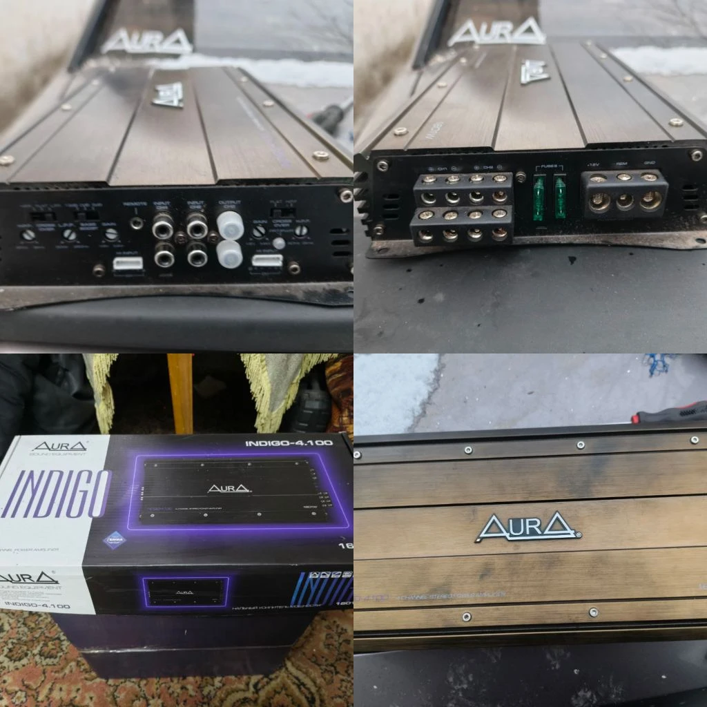 Продам: магнитола новая сенсорная с блютузом 9 дюймов цена: 7000 руб. , саб machete 12s min. 800 вт. max. 1600 вт. состояние новое, цена: 6000 руб. , усилитель новый 4-х канальный aura indigo 4.100, цена: 7000 руб. , коробки, комплектующие имеются г. макеевка +79493037824 - фотография - 2