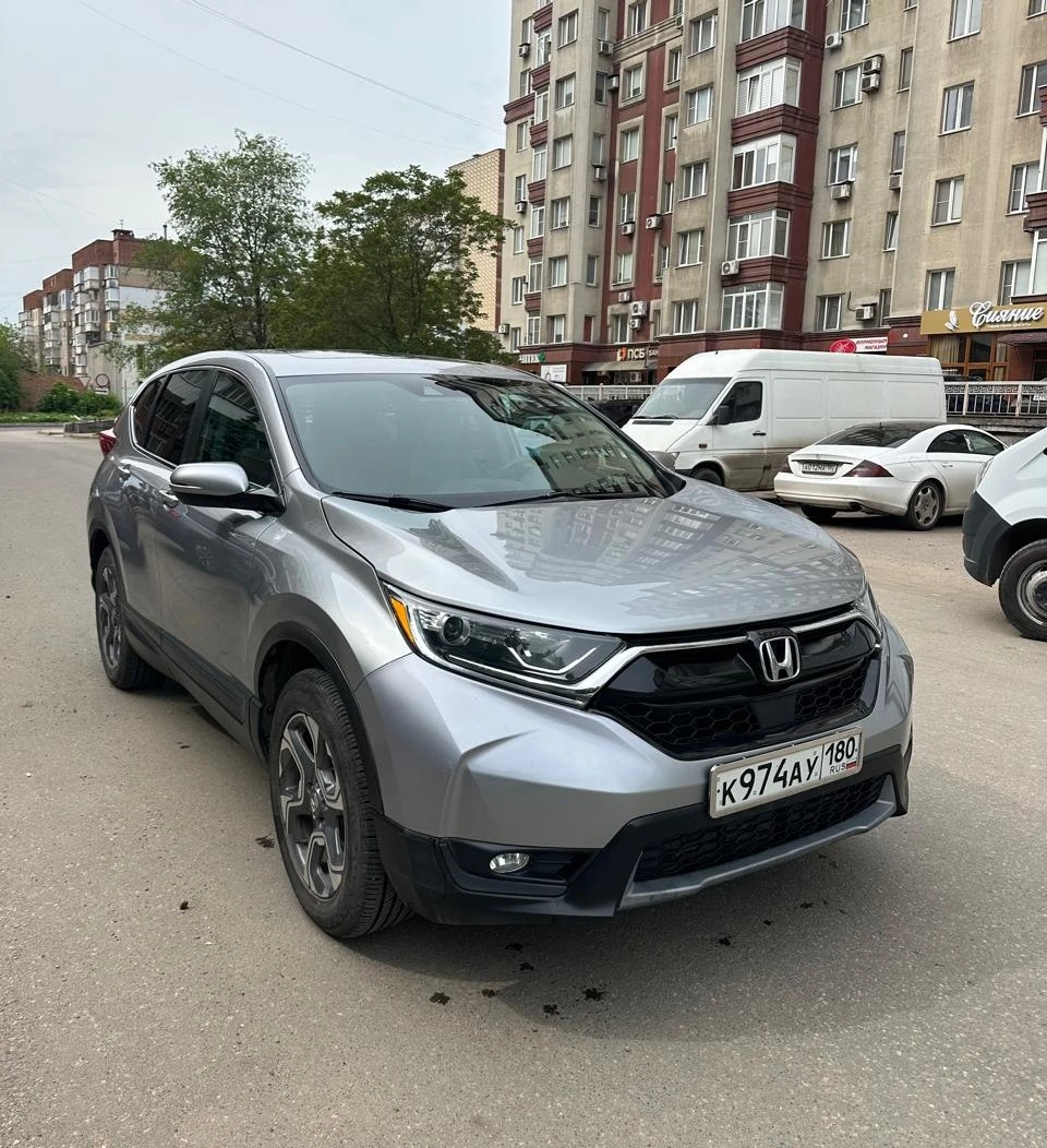 Хонда cr-v 2019г. ... дв 1.5..195 л. с.. .пробег 57800 км. ..в хорошем сост. ..климат. .дистроник. .слепые зоны. .без ключевой доступ. .камера. .полное переоформление. .. покупал при пробеге 32000 км. ..цена 2.600.. .. руб. ..+79493353529 есть max. ... обмен на lexus rx гибрид или acura mdx - фотография - 4