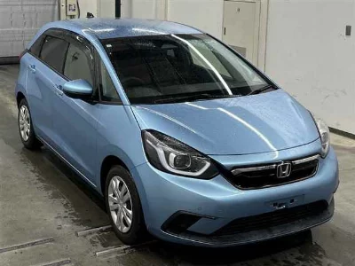 Honda fit 2021г. Выпуска, топливо бензин, седан, цвет голубой, мощность 98л. С. , объем 1.3 с. С. , пробег 9000км. , цена 567 041р. +79490945388 анна - фотография - 1